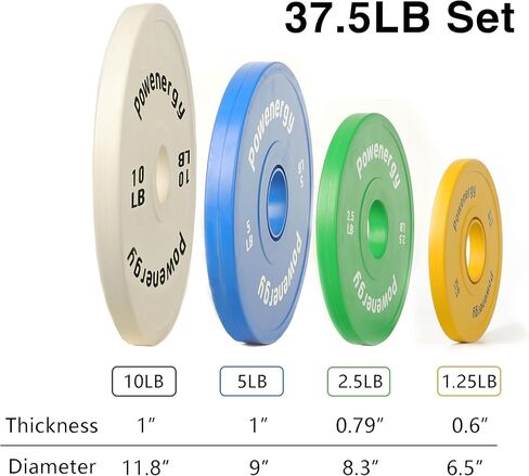 Olympic Change Plates, for Weight Lifting and Strength Training, Fits 2" Barbells in Saudi Arabia