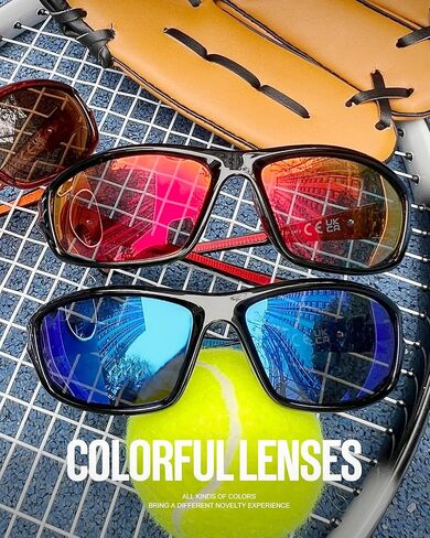 نظارات شمسية مستقطبة من KLAIYADI للرجال والنساء، نظارات شمسية رياضية مع حماية من الأشعة فوق البنفسجية للاستخدام في الهواء الطلق in Kuwait