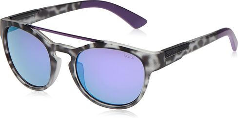 bollé Women's Casual Boxton Sunglasses Matte Black Tortoise Pink Medium Unisex in Kuwait