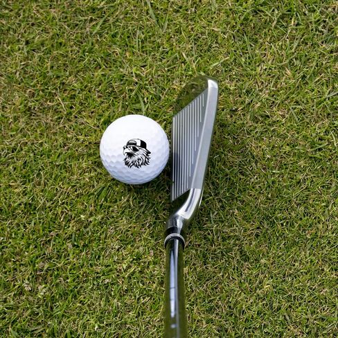 Ball Badge - Golf Ball Stamp, Self-Inking Golf Ball Stamper, Golf Ball Marker, Reusable Golf Ball Marking Tool to Identify Golf Balls, Reusable Ink Stamp for Golf Balls (Bald Eagle Trucker Hat) in Kuwait