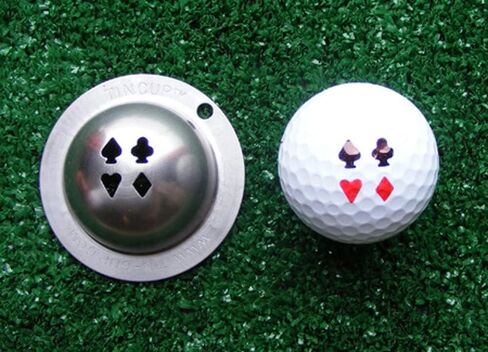 Tin Cup Golf Ball Marking Stencil in Saudi Arabia