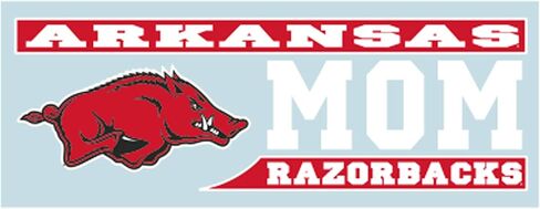 ملصق Arkansas Razorbacks (ملصق RUNNING HOG MOM (5''6'')، 6 بوصات) in Saudi Arabia