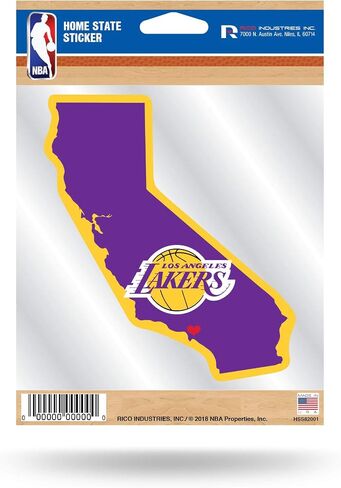 NBA Rico Industries Home State Sticker 5" x 7" Home State Decal in Saudi Arabia