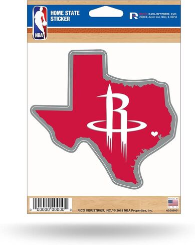 NBA Rico Industries Home State Sticker 5" x 7" Home State Decal in Saudi Arabia