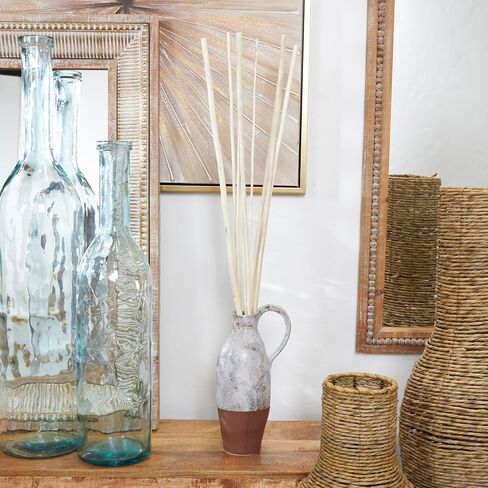 Deco 79 Jute Tall Sticks Natural Foliage, 2" x 2" x 40", White in Saudi Arabia