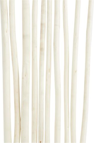 Deco 79 Jute Tall Sticks Natural Foliage, 2" x 2" x 40", White in Saudi Arabia