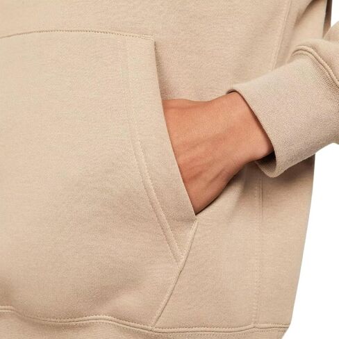 NIKE Mens CLUB HOODIE Pull Over BB Mens BV2654-247 (KHAKI/KHAKI/WHITE), Size M in Saudi Arabia