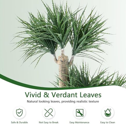 شجرة اصطناعية كبيرة من هوبوود، شجرة صناعية بطول 4 أقدام في الأواني، شجرة أوراق مسننة فو لديكور المنزل والمكتب في الداخل، نباتات مزخرفة بوعاء 47 بوصة مع وعاء معدني ذهبي مصقول in Kuwait