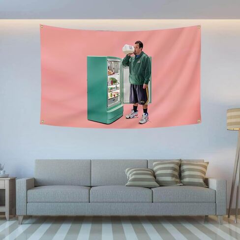 ساندلر الوردي مضحك العلم 3x5 قدم مضحك ميمي نسيج للكلية غرفة النوم فراط غرفة معيشة الرجال كهف جدار العلم in Kuwait