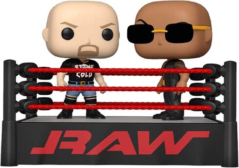 فانكو بوب! لحظة: WWE - ذا روك ضد ستون كولد في حلبة المصارعة in Saudi Arabia