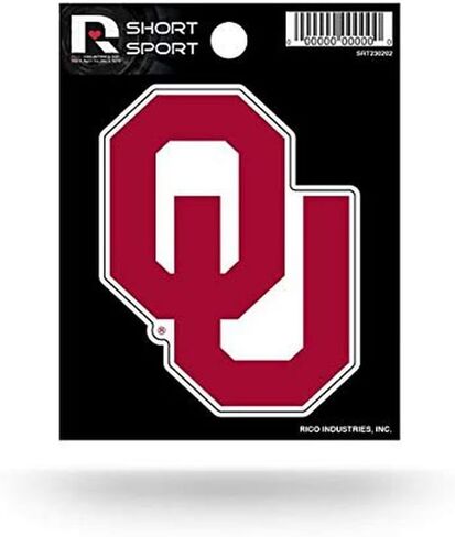 ملصق رياضي قصير بشعار الفريق من Rico Industries NCAA للبالغين من الجنسين in Kuwait