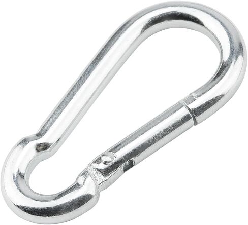 4 قطع سلسلة ربط من الفولاذ المقاوم للصدأ مقاس 1/8 بوصة، سلسلة ملف ربط شديدة التحمل بطول 26 قدمًا مع 8 قطع خطافات زنبركية، سلسلة ربط معدنية معلقة 3 مم لنباتات التأرجح وصلة سلسلة سحب مرساة in Kuwait