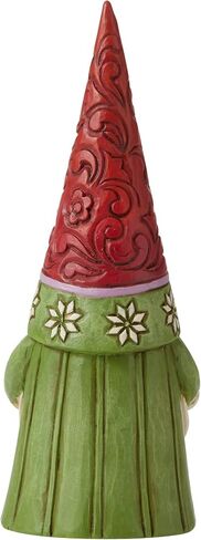 Enesco Jim Shore Heartwood Creek Christmas Gnome Holding Ornaments Figurine, 5.31 Inch, Multicolor Green in Saudi Arabia