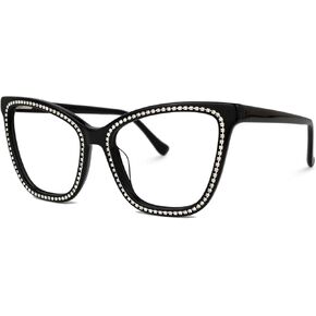 VOOGLAM Cateye Blue Light Glasses for Women Anti UV Eyestrain Dry Eyes Computer Phone TV Eyewear Shandy