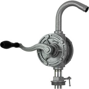 TERA PUMP HEAVY DUTY Cast Iron Rotary Rotating Action Drum Pump with Telescoping Suction Tube, 10 GPM/Sturdy and Smooth to use by TERA PUMP