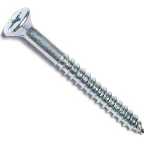 014973293895 Phillips Flat Wood Screws, 14 x 2-1/2, Piece-100, zinc