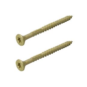 #9 x 2-1/2" Self Drilling Wood Screws XL1500 Coated Exterior Star Drive Multi-Purpose Deck Screws - 150 Pcs