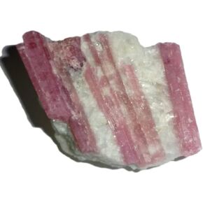 Pink Tourmaline Matrix in Quartz A Grade Cluster Raw Natural Rough Crystal Healing Gemstone Specimen Stone 1pc