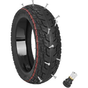 إطار ONEFOR 9.5 × 2.50 للطرق الوعرة 9.5 بوصة إطار بدون أنابيب للإصلاح الذاتي لـ Niu KQI3 Sport/Pro/Max ملحقات سكوتر كهربائي إطار بديل للعجلة الأمامية الخلفية، مع صمام فراغ in Kuwait