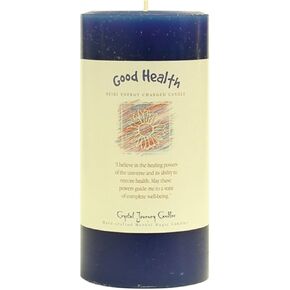 CRYSTAL JOURNEY Crystal J Candle Good Health, 1 EA
