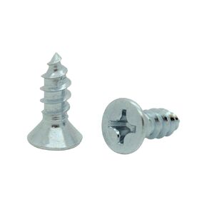 100 Qty #14 x 3/4" Flat Head Zinc Coated Phillips Head Wood Screws (BCP69)