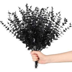 45 Pieces Faux Eucalyptus 15 Inch Artificial Eucalyptus Stem Faux Branches for Vases Fake Eucalyptuses Leaf Bouquet for Home Farmhouse Wedding Party Table Centerpiece Decor (Gold)