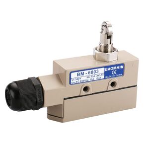 Baomain TZ-6 مفتاح حد مختوم TZ-6003 مكبس دوار متقاطع AC 250V 15A IP 65