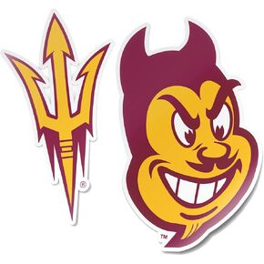 Desert Cactus Arizona State University Stickers Sun Devils ASU Vinyl Decal Laptop Water Bottle Car Scrapbook (4 Inch Set V1)