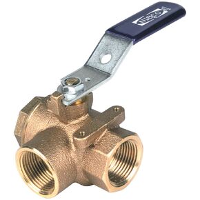 NIBCO T58070W3 2" 3 WAY BALL VALVE