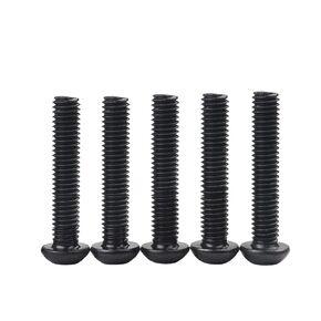 Universal Button Head Screws M7 Hex Socket Cap Bolts 1.0mm Pitch Fine Thread Alloy Steel Allen Screw (Button Head Socket Cap Screws, M7x20-1.0)
