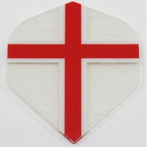 US Darts 3 Sets (9 Flights) 100 Micron Clear England, Saint George Standard Dart Flights