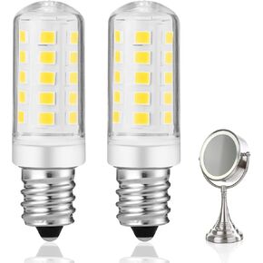 2 Pieces Double-Side Illuminated Magnification Mirror Lighted Mirror Replacement Bulb/for Cosmetic Vanity Makeup Mirror,Suitable for Zadro, Jerdon, Conair Makeup Mirror, 6K White, Dimmable