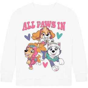 Paw Patrol Sweatshirt | Everest, Liberty And Skye Sweater For Girls | Girls Sweatshirt