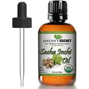 Mayan's Secret Sacha Inchi Oil - USDA Certified Organic Omega-3-6-9