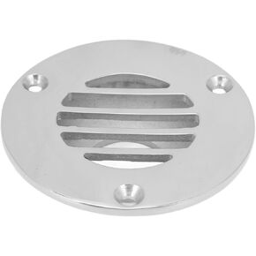 BigKing Marine Deck Drain,Boat Floor Deck Drain 316 Stainless Steel Silver Polished Treatment Corrosion Resistant Marine Deck Drain Accessories