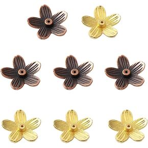 8Pcs Mini Metal Incense Insert Cherry Blossom Incense Burner Incense Sticks Holder for Creative Household Indoor Zen Sense Meditation Decoration Home Room Desk Decor