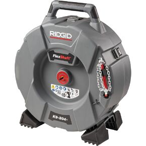 RIDGID FlexShaft K9-204+ Drain Cleaning Machine for 2" to 4" Pipe, Professional Wall-to-Wall Drain Cleaning Machine with 70' of 5/16" FlexShaft Cable in Saudi Arabia