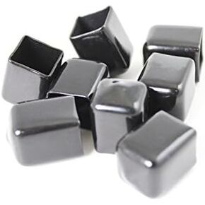 MakerBeam XL Vinyl End Caps (Pack of 8) for 15mmx15mm Beams