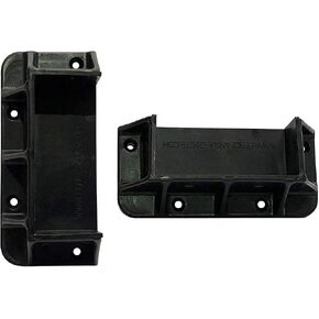 FENCE & DECK RITE Privacy Fence or Wall Brackets, fits Standard 2X 4 railings (Actual 1 ½" x 3 ½") Reinforced Black Polypropylene. 48 pcs in Saudi Arabia