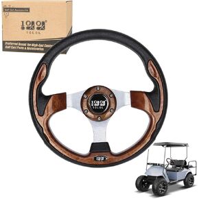 10L0L Universal 12.5 inch Golf Cart Steering Wheel for Yamaha G29 Drive, EZGO TXT RXV, Club Car DS Precedent and others in Kuwait