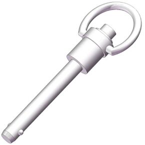 Innovative Components AL4X1000R-X0 Ring Handle Locking Pin 1/4" diameter X 1.00" grip length 17-4 Stainless Steel