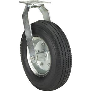 Ironton 12in. Swivel Pneumatic Caster - 450-Lb. Capacity, Sawtooth Tread