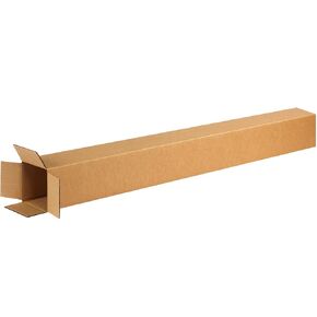 4x4x72 Tall Corrugated Boxes, Tall, 4L x 4W x 72H, Pack of 15 | Shipping, Packaging, Moving, Storage Box for Home or Business, Strong Wholesale Bulk Boxes