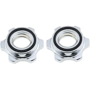 E-outstanding Barbells Hex Nut 2PCS 1nch/25mm Spin Lock Collar Screws Dumbbell Spinlock Collars
