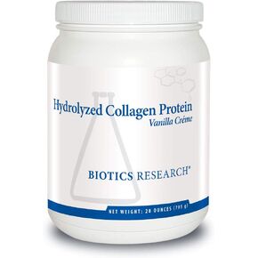 Biotics Research Hydrolyzed Collagen Protein Vanilla Crème 28 Oz