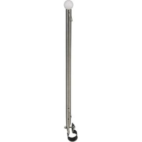 Seachoice Heavy Duty Flag Pole Clamp, Stainless Steel, 7/8 in.