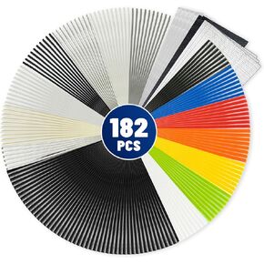 Allturn 182PK Plastic Welding Rods For Repairing Plastic Bumpers,Kayaks,And Other Plastic Products.