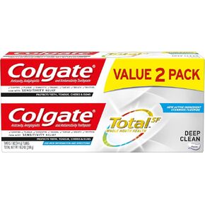Colgate Total Toothpaste, Deep Clean, 5.1 ounce, 2 Count