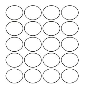 uxcell Nitrile Rubber O-Rings 42.4mm OD 40mm ID 1.2mm Width, Metric Sealing Gasket, Pack of 20