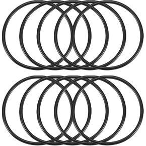 uxcell Nitrile Rubber O-Rings, 47mm OD 42mm ID 2.5mm Width, Metric Sealing Gasket, Pack of 10